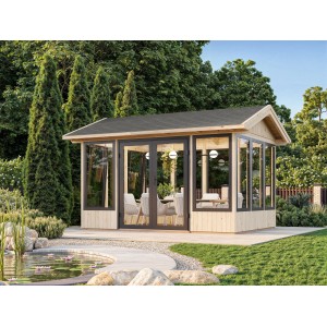 Palmako Pavillon Isabella 401 x 303 cm Naturbelassen FSC®