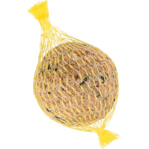 Fidelio Meisenknödel im gelben Netz, Wildvogelfutter für Gartenvögel.