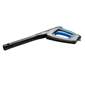 Nilfisk Hochdruckpistole G5 für Hochdruckreiniger, ergonomisch geformt mit blauem Griff.