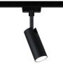 Paulmann URail LED-Spot Tubo, schwarz matt/chrom, 4,5W, 4000K, für Schienensysteme.
