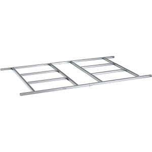 Floraworld Fundament für Gerätehaus mit Satteldach, Stahlblech verzinkt, für stabilen Unterbau.