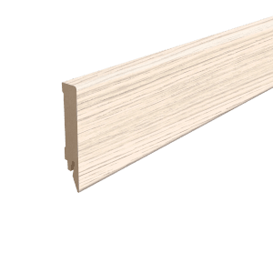 Egger Sockelleiste L692 Kubisch für Fußboden Casella 8 cm Eiche Weiß