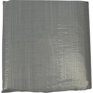 Graue EXIT Pool Bodenplane 380x380 cm zum Schutz des Poolbodens.