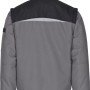 Grau-schwarzer Safety&More Funktionsblouson Extreme in Größe XXXL, Rückansicht.