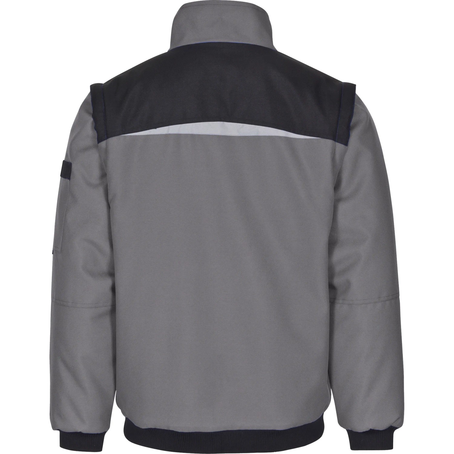 Grau-schwarzer Safety&More Funktionsblouson Extreme in Größe XXXL, Rückansicht.
