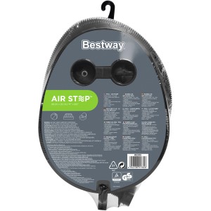 Bestway Fußpumpe Air Step: Kompakte Luftpumpe zum Aufpumpen von Luftmatratzen und Planschbecken.