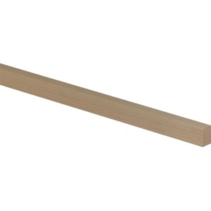 Rohe Flachleiste aus Buche, 13x20x950 mm, ideal für Bastelarbeiten und Innenausbau.