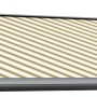 Beige-grüne Wismar Kassettenmarkise S-Compact, 200x150 cm, für Terrasse und Balkon.