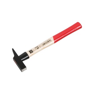 LUX Schreinerhammer 22 mm mit rotem Hickorystiel und schwarzem Hammerkopf.