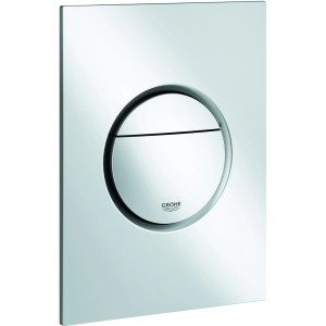 Grohe Nova Cosmopolitan S Drückerplatte, matt chrom, für WC-Spülkästen.