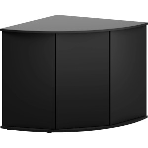 Schwarzer Juwel Aquariumunterschrank SBX Trigon 350 für Eckaquarien.