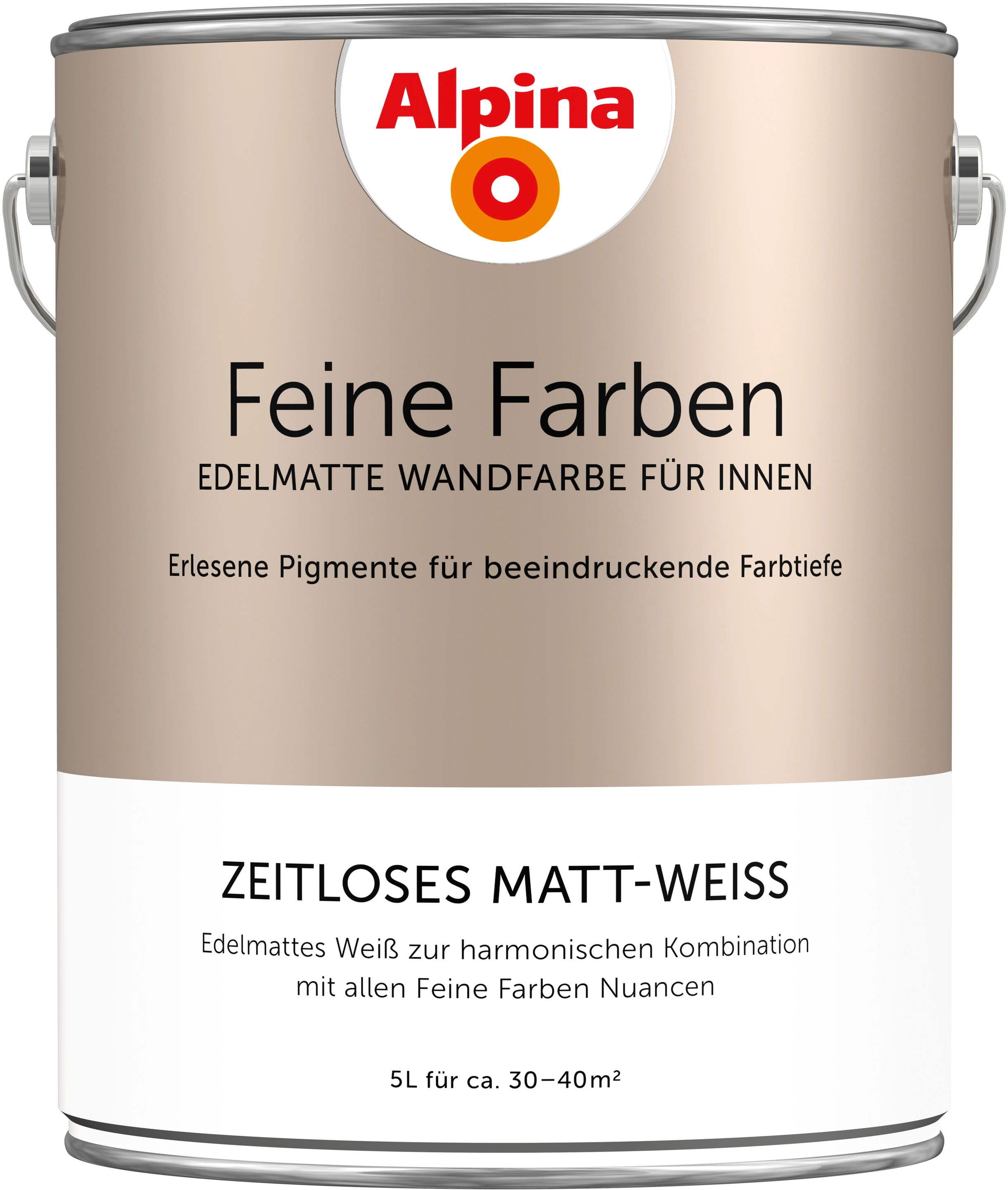 Alpina Feine Farben Zeitloses Matt-Weiss 5 l kaufen bei OBI
