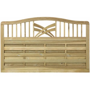 Plus Holz Sichtschutzzaun Rondo Nadelholz druckimprägniert 180 cm x 104/112 cm