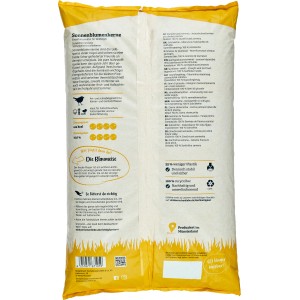 Packung Elles Sonnenblumenkerne 2,5kg für Wildvögel. Energiereiches Vogelfutter.