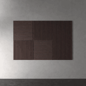 Akustikpaneel Lino Burgundy, 60x120cm, 2er-Set. Wandpaneel mit Linoleum-Oberfläche für bessere Raumakustik.