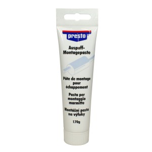 Presto Auspuff-Montagepaste, 170g Tube zur Reparatur und Abdichtung von Auspuffanlagen.