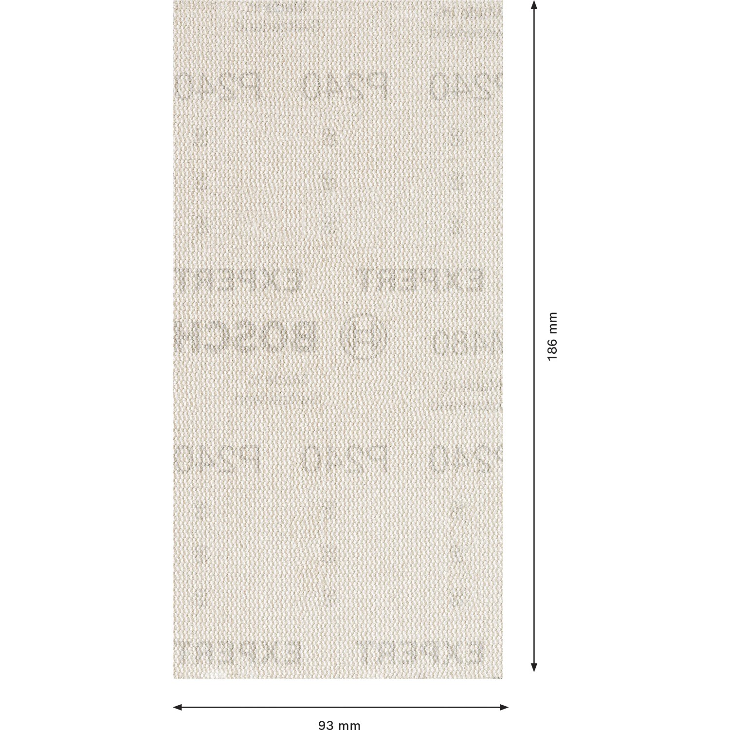 Bosch Expert M480 Netzschleifblatt, 93x186mm, K240, 10 Stück, für Exzenterschleifer.