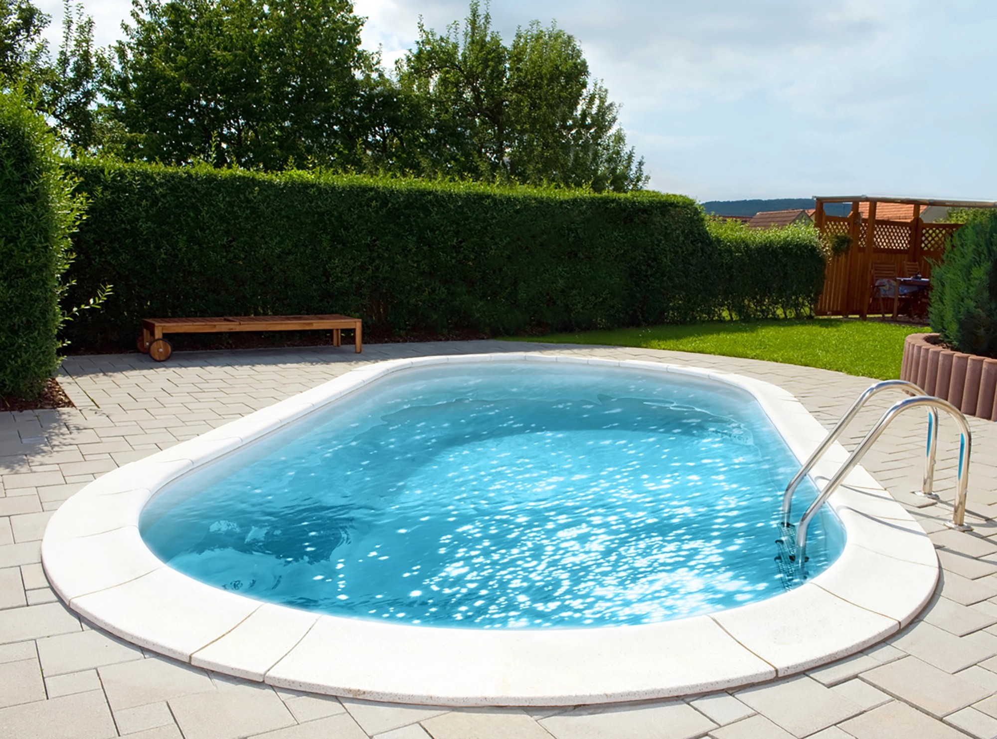 BWT OvalpoolSet Premium 4,9 m x 3 m x 1,2 m Sand kaufen bei OBI