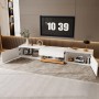 okwish TV Schrank mit Modernem Design Projektorhalter 180 x 34 x 30 cm Weiß_4