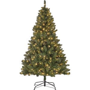 Künstlicher Weihnachtsbaum LED Tannenbaum Tramso 185 cm Kunsttanne Grün