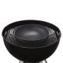 Weber Crafted Wok, 5,7 l, schwarz, aus Gusseisen, auf einem Grill. Ideal für asiatische Grillgerichte.