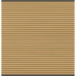 Sichtschutz Zaunfeld-Set Neo WPC Platinum Lärche, 178x184cm, mit anthrazitfarbenen Abschlussleisten.