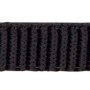 Schwarzes Jollypaw Hundehalsband, Größe L-XL (40-65 cm), 25 mm breit, aus robustem Nylon.