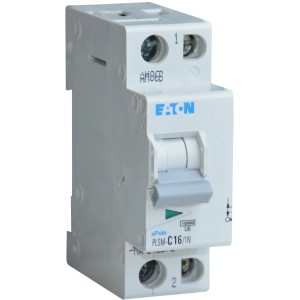 Eaton Leitungsschutzschalter 25A, 1N, C-Charakteristik, für schnelle Montage.
