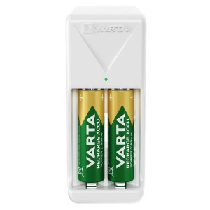 Varta Mini Charger Ladegerät mit zwei Akkus AAA. Zubehör für Batterien & Akkus.