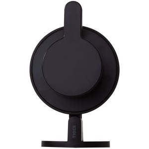 Tiger Tune Seifenspender, gebürstet-schwarz, zur Wandmontage im Bad.