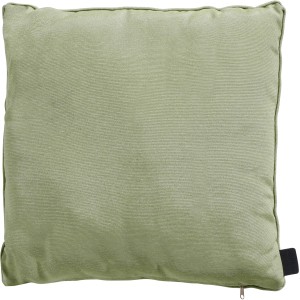 Madison Zierkissen Panama, 45x45 cm, Sage: Quadratisches Kissen in hellem Grün für Gartenmöbel.