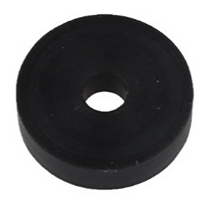 Schwarze Kirchhoff Ventiltellerdichtung aus Gummi, 25 mm, für Oberteil, 2 Stück.