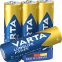 Varta Longlife Power AA Batterien, 4er-Pack. Alkaline Batterien für Geräte mit hohem Energieverbrauch.