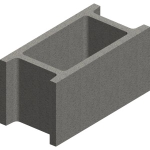 Premac Schalungsstein Kiesbeton 50 cm x 25 cm x 24 cm