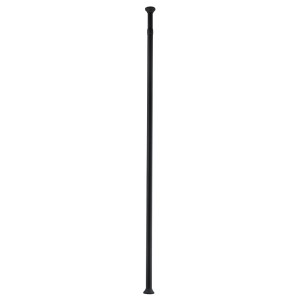 Schwarze Kleine Wolke Teleskop-Federstange, ausziehbar von 145-250 cm, für Duschvorhänge.