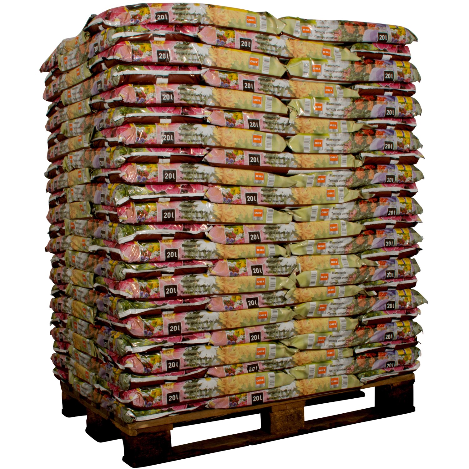 OBI Blumenerde 2.640 l (132 x 20 l) 1 Palette kaufen bei OBI