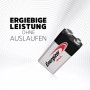 Energizer Max 9V E-Block Alkaline Batterie, 1 Stück.