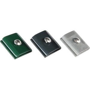 3 Stahlmattenverbinder, verzinkt, für Zaunbau. Zubehör für sicheren Halt von Mattenstabzäunen.