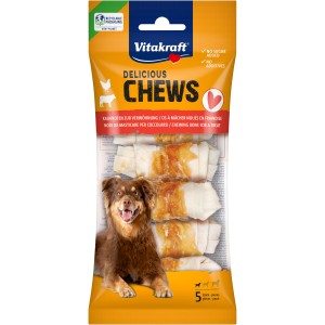 Vitakraft Kauknoten Huhn, 5 Stück. Hundeknochen & Kauknochen für Hunde.