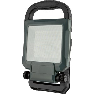 LED-Arbeitsleuchte, 45W, 4050 Lumen, Baustrahler mit Tragegriff und verstellbarem Leuchtenwinkel.