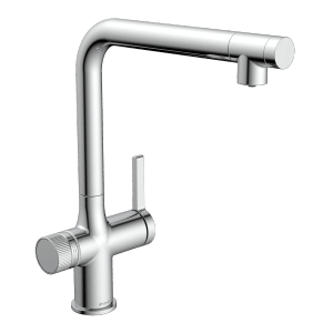 Schütte Sprudelwasser-Spültischarmatur-Set Aquastar Premium Chrom