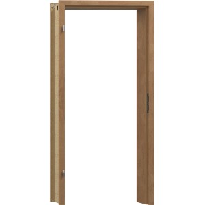 Zimmertür-Zarge in Eiche Ferox, 75x201x14,5 cm, Anschlag links.