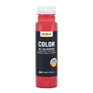 OBI Color Voll- und Abtönfarbe in Rot, 250 ml Flasche.