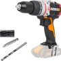 Worx Akku-Schlagbohrschrauber WX354.9 ohne Akku/Ladegerät mit Bohrer und Bit.