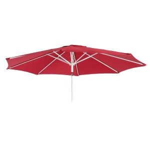 Roter MCW Ersatzbezug für Asti Sonnenschirm, Ø 3m. Schutzhülle für Gartenschirm.