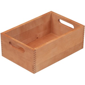 Lackierte Kesper Allzweckkiste aus Buche, 5 Liter, mit Tragegriffen. Ideal zur Aufbewahrung.