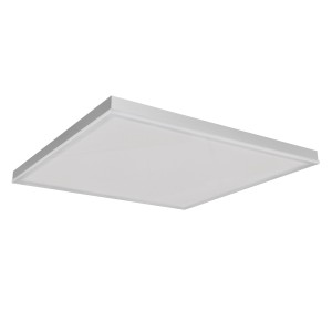 Weiße, rahmenlose Ledvance Planon Sun@Home Smart+ Deckenleuchte, 30x30 cm.