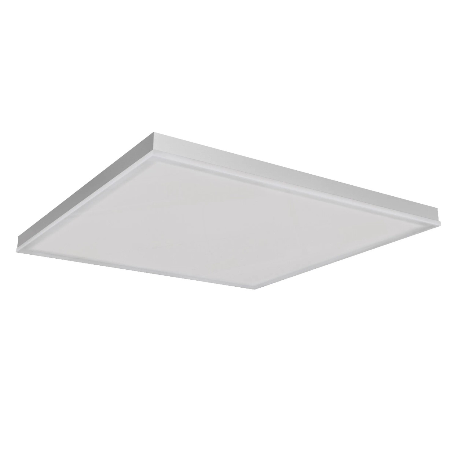 Weiße, rahmenlose Ledvance Planon Sun@Home Smart+ Deckenleuchte, 30x30 cm.