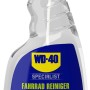 WD-40 Specialist Fahrradreiniger, 500 ml Flasche mit rotem Sprühkopf.