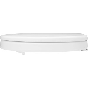 Weißer baliv WC-Sitz Shabelle aus Duroplast mit Absenkautomatik.